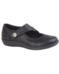 Boulevard - X Wide Ee Fit Touch Fastening Bar Shoe - Lyst