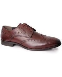 Silver Street London - Wilson Leather Lace-up Smart Formal Brogue Shoes - Lyst