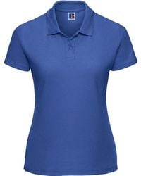 Russell - Classic Plain Polycotton Polo Shirt - Lyst