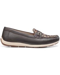 Hotter - Wide Fit 'pier' Moccasin Penny Loafers - Lyst