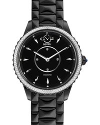 Gv2 - Siena Black Dial Stainless Steel Swiss Quartz Watch - Lyst