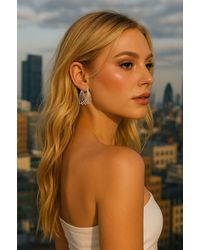 Otis Jaxon London - Multi Wire Overlapping Sterling Hoop Earrings - Lyst