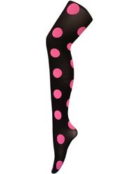 Sock Snob - 1 Pack Coloured 80 Denier Opaque Patterned Soft Tights - Lyst