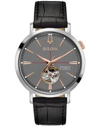Bulova - Automatic Stainless Steel Classic Analogue Automatic Watch - 98a187 - Lyst