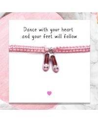 Aye Do Gifts - Ballet Shoes Friendship Bracelet & Gift Card - Lyst