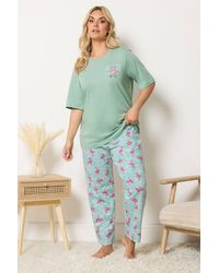 Yours - Short Sleeve Pyjama Set - Lyst