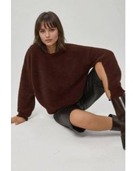 Hiccup - Bearded Crew Neck Ultra Soft Touch Knit Sweater - Lyst