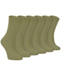 Sock Snob - 6 Pairs Plain Cotton Rich Dress Socks - Lyst