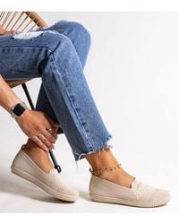 Love Lace - Fabric Low Top Slip On Sneakers With Rubber Sole Summer - Lyst