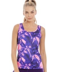 CAMILLE - Stylish Lightweight Racer Back Sportswear Vest Top - Lyst