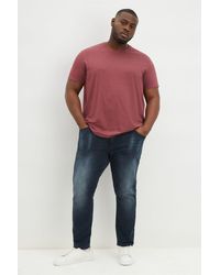 Burton - Plus Tapered Overdye Jeans - Lyst