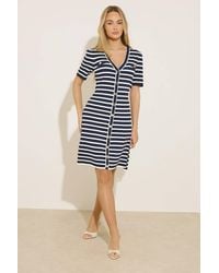 Star by Julien MacDonald - Stripe Knitted Dress - Lyst