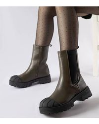 KDMD - Trapper Insulated Sable Boots With Side Zipper & Warm Lining - Lyst