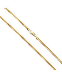 Raina Jewels - 22Ct Solid Foxtail Chain Necklace 28 Inches 2.4Mm Width - Lyst