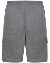 KAM Jeanswear - Big Size Cotton Terry Jersey Cargo Shorts For - Lyst