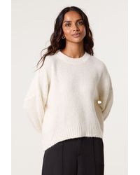 Blue Vanilla - Long Sleeve Round Neck Jumper - Lyst