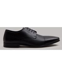Burton - Black Leather Derby Shoes - Lyst