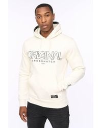 Crosshatch - Carrimoore Premium Graphic Hoodie With Soft-Touch & High Build Details - Lyst