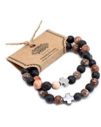 KDMD - Set Of 2 Gemstones Friendship Bracelets - Lyst