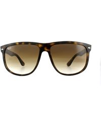 Ray-Ban - Rectangle Light Havana Brown Gradient 4147 Sunglasses - Lyst