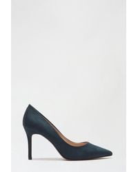 Dorothy Perkins - Wide Fit Teal Blue Dele Court Shoes - Lyst