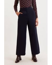 Louche - Tilde Satin Back Crepe Wide Leg Trousers - Lyst