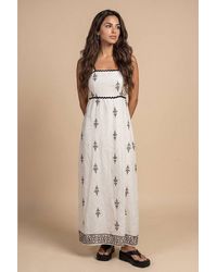 Urban Bliss - Embellished Contrast Maxi Dress - Lyst