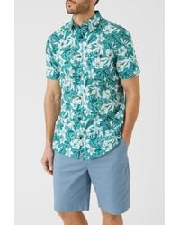Mantaray - Sea Floral Print Shirt - Lyst