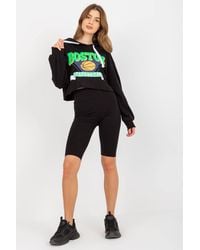 Love Lace - Cotton High Waisted Hooded Short Tracksuit - Lyst
