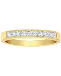 Jewelco London - 18Ct 0.5Ct Diamond Dainty Band Eternity Ring 3Mm - Lyst