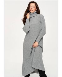 Love Lace - Autumn Knitted Long Sleeve Jumper Dress - Lyst