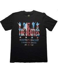 The Beatles - Rooftop Flag Cotton T-shirt - Lyst