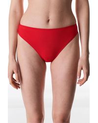 Penti - Astrid Textured High-Waist Bikini Bottoms - Lyst
