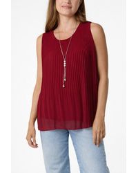 Blue Vanilla - Sleeveless Round Neck Top - Lyst