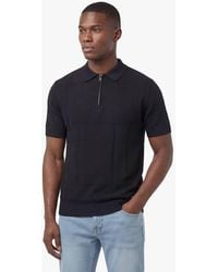 Luke 1977 - Elgin Knitted Check Polo - Lyst