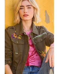 Joe Browns - Embroidered Military-Inspired Casual Jacket - Lyst