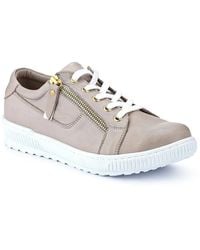 Jones Bootmaker - Padova Wide-Fit Leather Trainers - Lyst