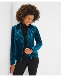Joe Browns - Velour Biker Jacket - Lyst