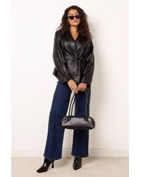 Blue Vanilla - Long Sleeve Button Up Collar Jacket - Lyst