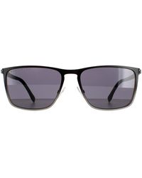 BOSS - Rectangle Ruthenium & Dark Boss 1004/S - Lyst
