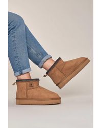 Moshulu - 'Merriment' Sheepskin Bootie Slippers - Lyst