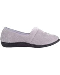 Absolute Footwear - Smooth Velour Style Slip On Slippers/Indoor Shoes - Lyst