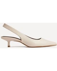 Linzi - Reign Faux Leather Court Heels - Lyst