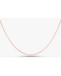 T.H.Baker - Sterling Plated 18 Inch Flat Curb Chain Cu2Dc035/0.45 - Lyst