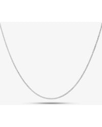 T.H.Baker - Sterling 20 Inch Flat Curb Chain Cu2Dc035/0.50 - Lyst