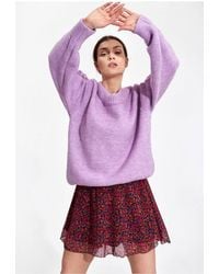Love Lace - Airy Lined Flared Mini Skirt Elastic Waist - Lyst