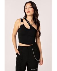 Hell Bunny - Mallory Grunge Style Semi Fitted Top - Lyst