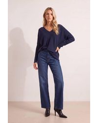 Style Cheat - Ella Oversized Knitted V Neck Jumper - Lyst