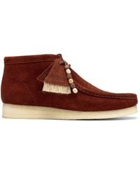 Clarks - Wallabee Boot Combination Suede Ankle Boots, Wallabee, Lace Up - Lyst