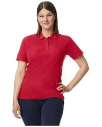 Gildan - Double Piqué Polo Shirt - Lyst
